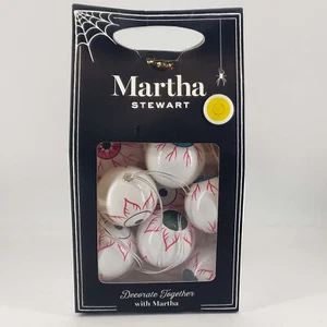Martha Stewart Halloween Kollektion 6 Fuß Augapfel Lichterkette - Bild 1 von 3