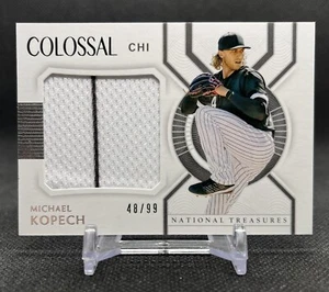 2021 National Treasures MICHAEL KOPECH Colossal Materials GAME USED Jersey /99 - Picture 1 of 3