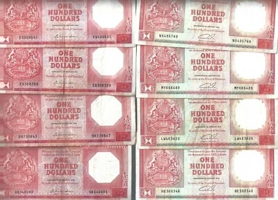 HONG KONG 1985 1986 1987 1988 1989 1990 1991 1992✨ $100 x 8 ✨Collections & Lots  - Image 1 of 4