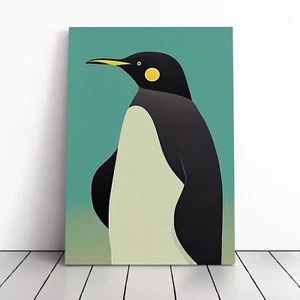 Stampa poster incorniciato profilo di un pinguino n. 2 tela arte da parete immagine - Foto 1 di 4