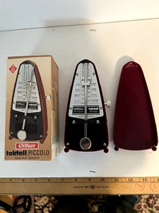 Wittner Taktell Piccolo Keywound Metronom Rubinrot #834 Neu - Bild 1 von 5