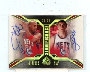 Richard Jefferson / Mile Ilic 2007-08 SP Game Used Significance Dual Auto #D /50 - Picture 1 of 1