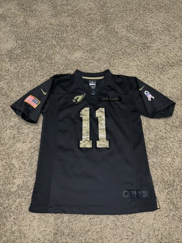 Nike Arizona Cardinals Larry Fitzgerald Jersey Salute To Service Youth Boys Sz L Cover