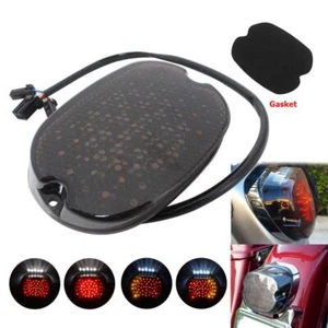 LED Rear Tail Light Brake Lamp For Harley Touring Glide Dyna Softail Sportster - Picture 1 of 23
