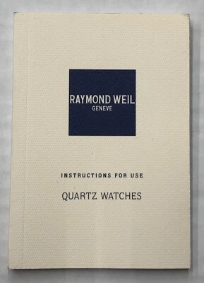 Raymond Weil Instructions for use book users manual booklet - Image 1 of 2