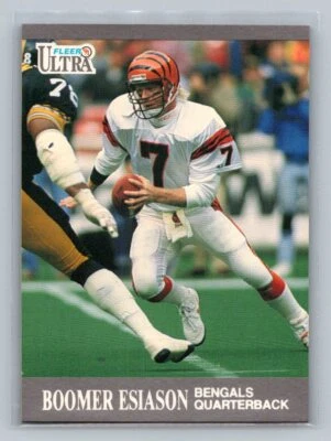 1991 Fleer Ultra  Boomer Esiason #15 Cincinnati Bengals - Image 1 of 2