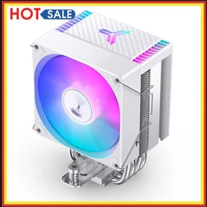 ARGB CPU-Kühlerlüfter 4 Heatpipe für Intel LGA 1700 1200115X AM4 (weiß 4-polig) - Bild 1 von 12