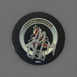 Shane Doan Phoenix Coyotes Signed Puck In Glas Co - Picture 1 of 2