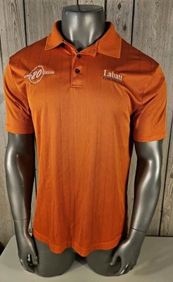 Labatt Food Service Polo Shirt Mens XL 20 Years Employee Worker Orange  - Изображение 1 из 4