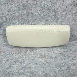 Anne Klein White Ivory Clamshell Eyeglasses Sunglasses Hard Case Replacement - Picture 1 of 6