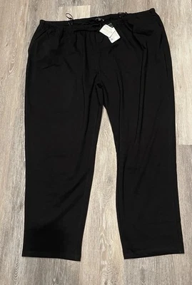 Calça Ulla Popken Feminina 36/38 Preta Plus Nova Com Etiqueta 718198 Elástica - Imagem 1 de 4