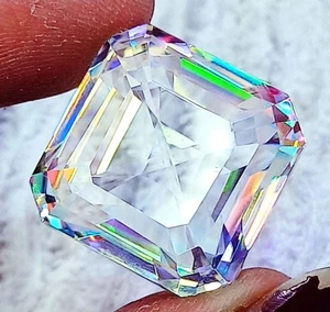 Mystic Quartz In Rainbow Color Certified 63.40 Ct Octagon Loose Gemstone - Picture 1 of 8