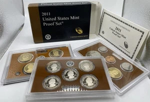 2011 United States Mint Proof Set 14 Coins w/ Box+COA - Picture 1 of 8
