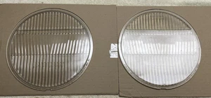 Vintage PARABEAM Headlight Glass PAIR - Picture 1 of 14