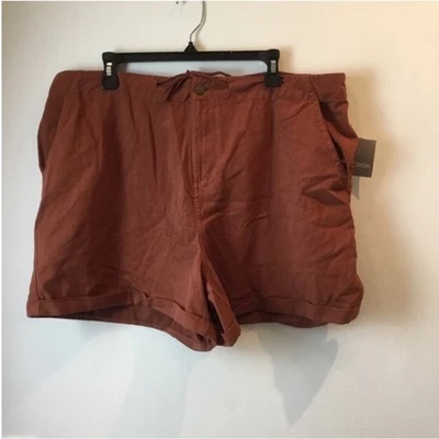 Falls Creek Color Marrón Oxidado Sarga Puño Dobladillo Corto Mujer’s 20 Nuevo Con Etiquetas Foto 1 de 4