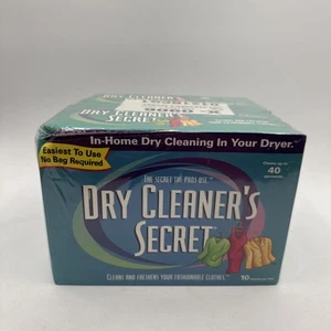Vintage Woolmark Dry Clean at Home Dry Cleaner's Secret 2 Sealed Box 20 Packs - Picture 1 of 8