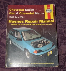 Haynes Manuals 24075 Chev Sprint Geo Metro 85-01 by Larry Warren, John H. Hayne - Imagen 1 de 9