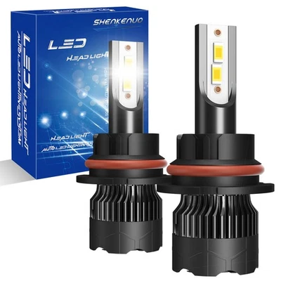 Faro LED blanco frío bombillas de haz alto/bajo 16000LM 2x para Dodge Dakota 1997-2004 Foto 1 de 4