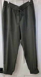 Ann Taylor Jogger Dress Pants Women's Size Medium in Green NWT - Picture 1 of 11