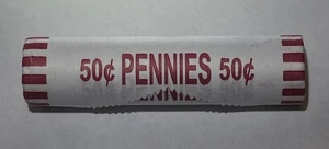 2025 D LINCOLN UNION SHIELD CENT / PENNY UNCIRCULATED US MINT ROLL HEADS/TAILS - Bild 1 von 5