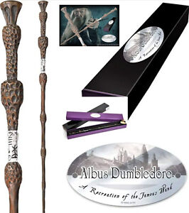 PROFESSOR ALBUS DUMBLEDORE WALL / MAGIC WAND - HARRY POTTER THE NOBLE COLLECTION