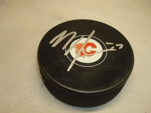 Mark Jankowski Signed Calgary Flames Hockey Puck Autographed 1A - Picture 1 of 2