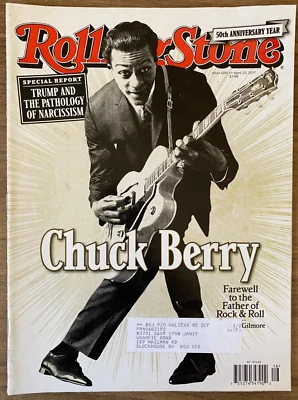 Rolling Stone Apr 20, 2017 - Chuck Berry /Trump and the pathology of narcissism - Image 1 of 2