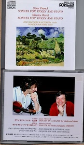 Franck / Ravel: Sonatas for Violin & Piano - KANTOROW ROUVIER - DENON Japan - Imagen 1 de 1