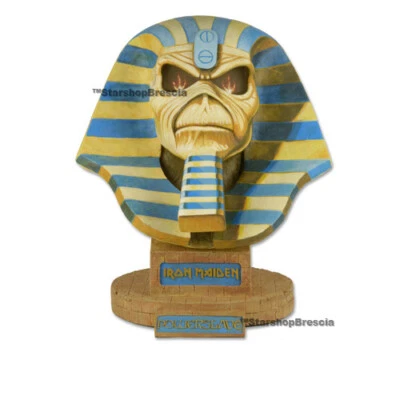 IRON MAIDEN - Powerslave Life-Size 1/1 Bust - Damaged Box Neca - Immagine 1 di 4