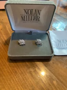 NOLAN MILLER GLAMOUR STRASS GOLD CLIP OHRRINGE NEU IM KARTON - Bild 1 von 3