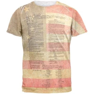 4th of July United States Constitution Betsy Ross Flag Mens T Shirt - Picture 1 of 1