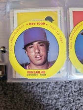RON DARLING METS KEY FOOD DISC MSA 1987