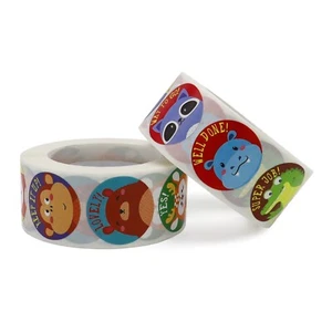 50 Stickers Animal Stickers Teachers Stickers Reward Good Behavior Students Kids - Picture 1 of 4