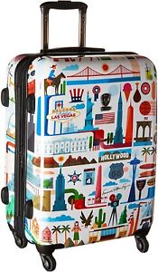 Heys Fvt Usa 26 Inches Suitcase, FVT USA White