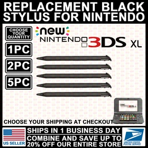 Stylus For Nintendo New 3DS XL/LL Black Plastic Pen Replacement "New 3DS XL" - Picture 1 of 8