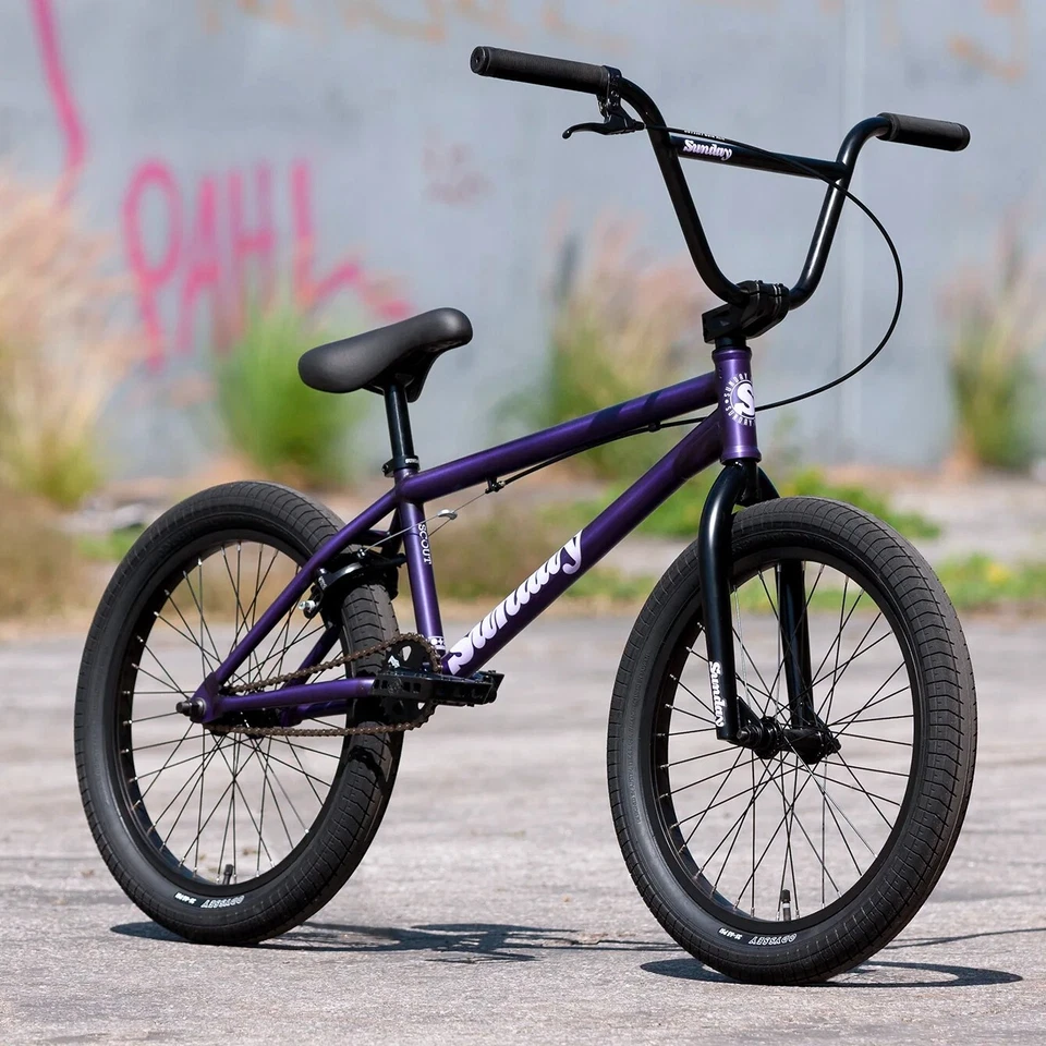 BICICLETA DOMINGO BMX SCOUT 20" MATE TRANS PÚRPURA AJUSTE CULT Foto 1 de 1