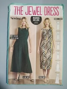 THE JEWEL DRESS Sewing Pattern - Sizes 10-20 - SIMPLY SEWING Pattern - Picture 1 of 2