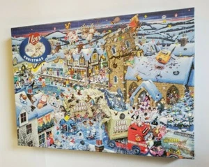 Gibsons Mike Jupp's I Love Christmas 1000 Piece Jigsaw Puzzle New Sealed - Picture 1 of 6