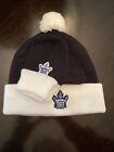 Toronto Maple Leafs NEW Toddler Cuffed Winter Hat With Mittens. NHL Hockey Fan