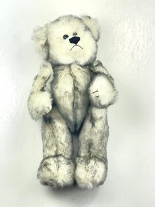 Peluche orso peloso bianco nero articolato TY 1993 ~8,5"T - Foto 1 di 4