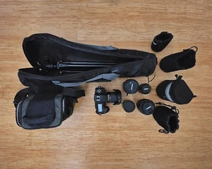 MASSIVE Nikon D500 bundle with 5x lenses, tripod and bags - Picture 1 of 11