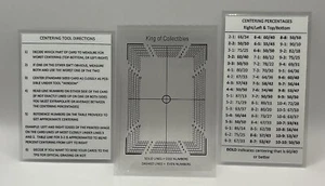 KING OF COLLECTIBLES Card Grading / Centering Tool Kit BGS PSA POKEMON TCG - Picture 1 of 1