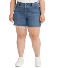 Women's Levi's 501 Original Jean Shorts High Rise Button Fly Plus Size 22W