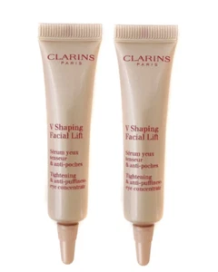 2 x Clarins V Shaping Lifting Viso Concentrato Occhi 7ml Sculture - Foto 1 di 5