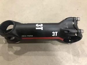 3T Arx-Team Road Stem 120mm -/+ 6° 31.8mm ClampBlack/ Red Alloy Arx Used - Picture 1 of 3