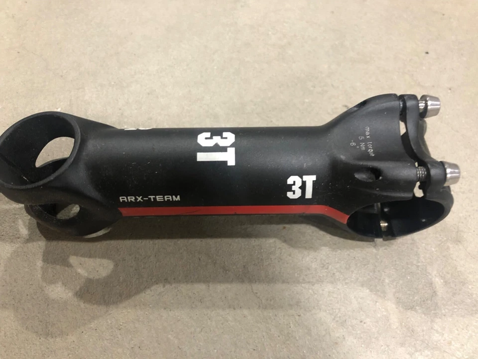 3T Arx-Team Road Stem 120mm -/+ 6° 31.8mm ClampBlack/ Red Alloy Arx Used - Image 1 of 3