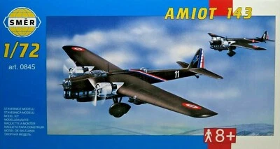 SMER AMIOT 143, zweimotoriger französischer Bomber, 0845, Bausatz 1:72,OVP,NEU