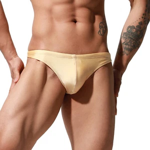 Herren schmale Passform Schwimm Bikini Bademode Sonnenbaden Atmungsaktiv Exposition Badeanzug 2007 - Bild 1 von 18