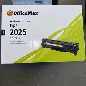 Genuine OEM OfficeMax CC530A (OM04087) Black Toner Cartridge - Picture 1 of 1