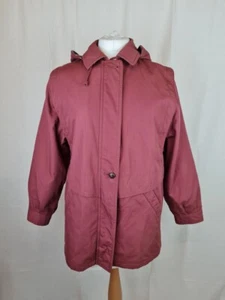 Nuage Vintage Wine Hooded Coat Size 10 (UK) - Picture 1 of 5